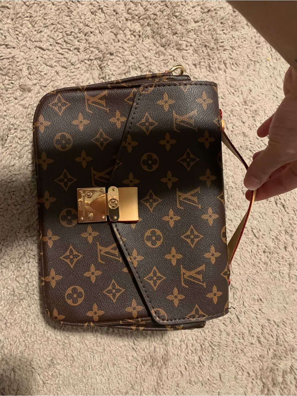 Brown monogram bag